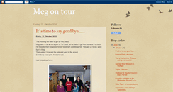 Desktop Screenshot of meg-on-tour.blogspot.com