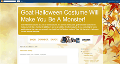 Desktop Screenshot of goathalloweencostume.blogspot.com