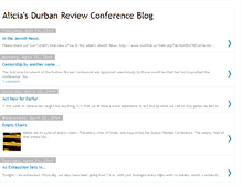 Tablet Screenshot of aliciasdurbanreviewconferenceblog.blogspot.com