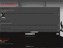 Tablet Screenshot of cuiprodestmodus.blogspot.com