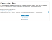 Tablet Screenshot of fisioterapiaysalud.blogspot.com