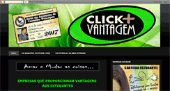 Desktop Screenshot of clickmaisvantagem.blogspot.com