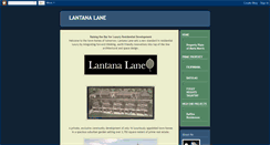 Desktop Screenshot of lantanalanetownhomes.blogspot.com