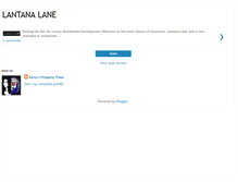 Tablet Screenshot of lantanalanetownhomes.blogspot.com
