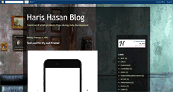 Desktop Screenshot of harishasanblog.blogspot.com