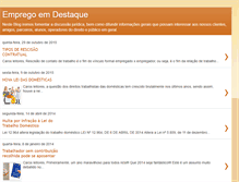 Tablet Screenshot of empregoemdestaque.blogspot.com
