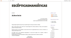 Desktop Screenshot of escepticasmaniaticas.blogspot.com