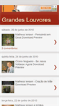 Mobile Screenshot of grandeslouvores.blogspot.com