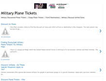 Tablet Screenshot of military-plane-tickets.blogspot.com