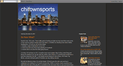 Desktop Screenshot of chitown-sports.blogspot.com