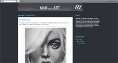 Desktop Screenshot of manvsart.blogspot.com