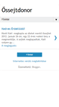 Mobile Screenshot of ossejtdonor.blogspot.com