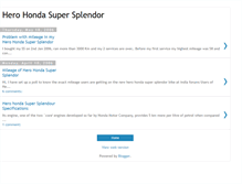 Tablet Screenshot of hero-honda-super-splendor.blogspot.com