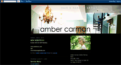 Desktop Screenshot of ambercarman.blogspot.com