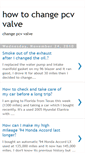 Mobile Screenshot of howtochangepcvvalve.blogspot.com