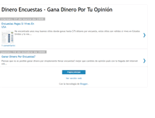 Tablet Screenshot of dinero-encuestas.blogspot.com