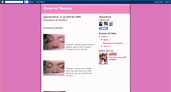 Desktop Screenshot of comosemaquiar.blogspot.com