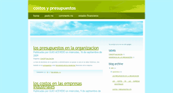 Desktop Screenshot of costosypresupuestosuts.blogspot.com