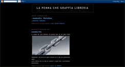 Desktop Screenshot of lapennachegraffialibreria.blogspot.com