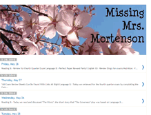 Tablet Screenshot of missingmrsmortenson.blogspot.com