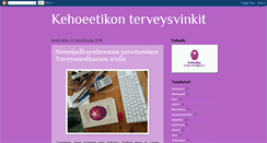 Desktop Screenshot of kehoeetikko.blogspot.com