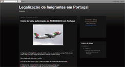 Desktop Screenshot of legalizacaoportugal.blogspot.com