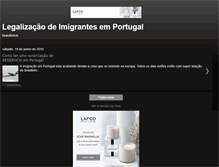 Tablet Screenshot of legalizacaoportugal.blogspot.com