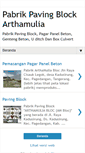 Mobile Screenshot of pabrik-pavingblock.blogspot.com