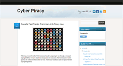 Desktop Screenshot of cyberspacepiracy.blogspot.com
