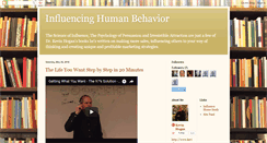 Desktop Screenshot of influencebehavior.blogspot.com