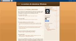 Desktop Screenshot of laaventuradeabandonarwindows.blogspot.com