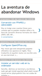 Mobile Screenshot of laaventuradeabandonarwindows.blogspot.com