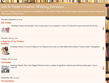 Tablet Screenshot of inkandpaintcreativewriting.blogspot.com