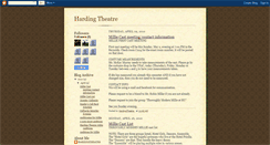 Desktop Screenshot of hardingtheatre.blogspot.com