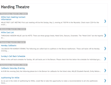 Tablet Screenshot of hardingtheatre.blogspot.com