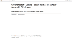 Desktop Screenshot of flyverdragt-udsalg.blogspot.com