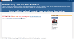 Desktop Screenshot of boatsalesnw.blogspot.com