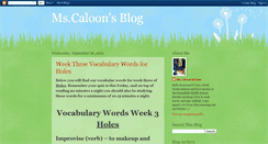 Desktop Screenshot of caloongms.blogspot.com