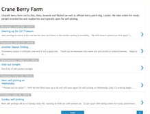 Tablet Screenshot of craneberryfarm.blogspot.com