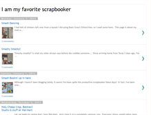 Tablet Screenshot of iammyfavoritescrapbooker.blogspot.com