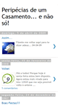 Mobile Screenshot of peripeciasdeumcasamento.blogspot.com