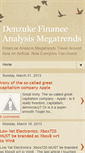 Mobile Screenshot of denzukefinance.blogspot.com