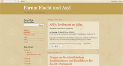 Desktop Screenshot of forumfluchtasyl.blogspot.com