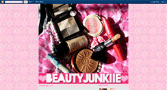 Desktop Screenshot of beautyjunkiie.blogspot.com