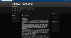 Desktop Screenshot of erfanpaydar.blogspot.com