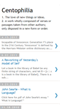 Mobile Screenshot of centophilia.blogspot.com