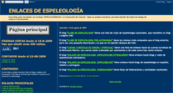 Desktop Screenshot of enlacesespeleologia.blogspot.com