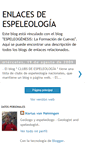 Mobile Screenshot of enlacesespeleologia.blogspot.com