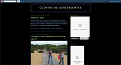 Desktop Screenshot of cuentosdeadolescentes.blogspot.com