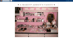 Desktop Screenshot of mymakeupvanity.blogspot.com